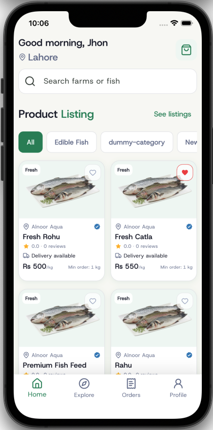FishFarm mobile app